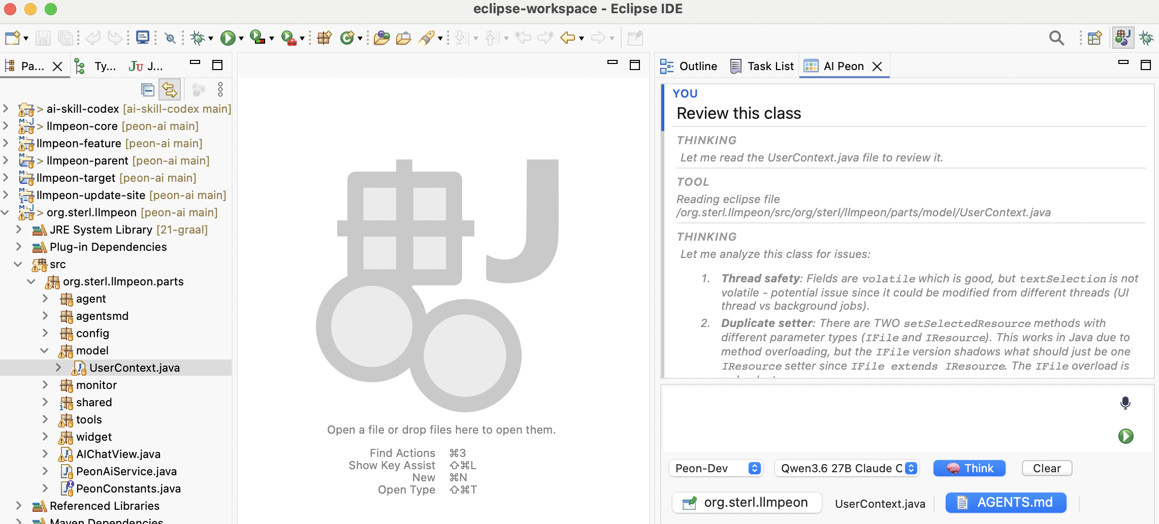Context selection